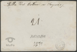 Krynica, widok gł.deptaku z willą Orzeł; spacerowicze;