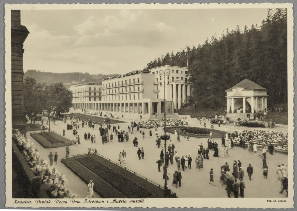 Krynica, deptak, koncert (widok ogólny)