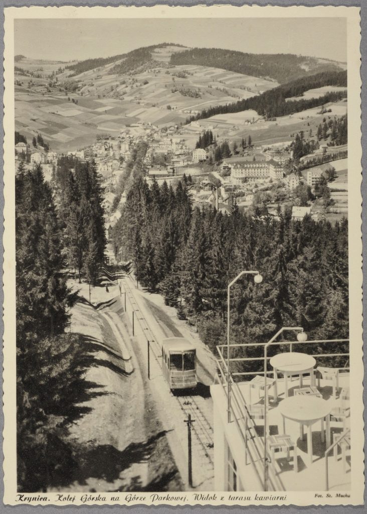 widok, Krynica, kolej górska