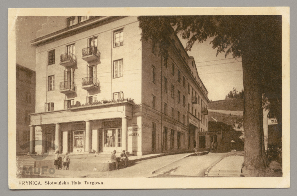 Krynica, Słotwińska Hala Targowa;