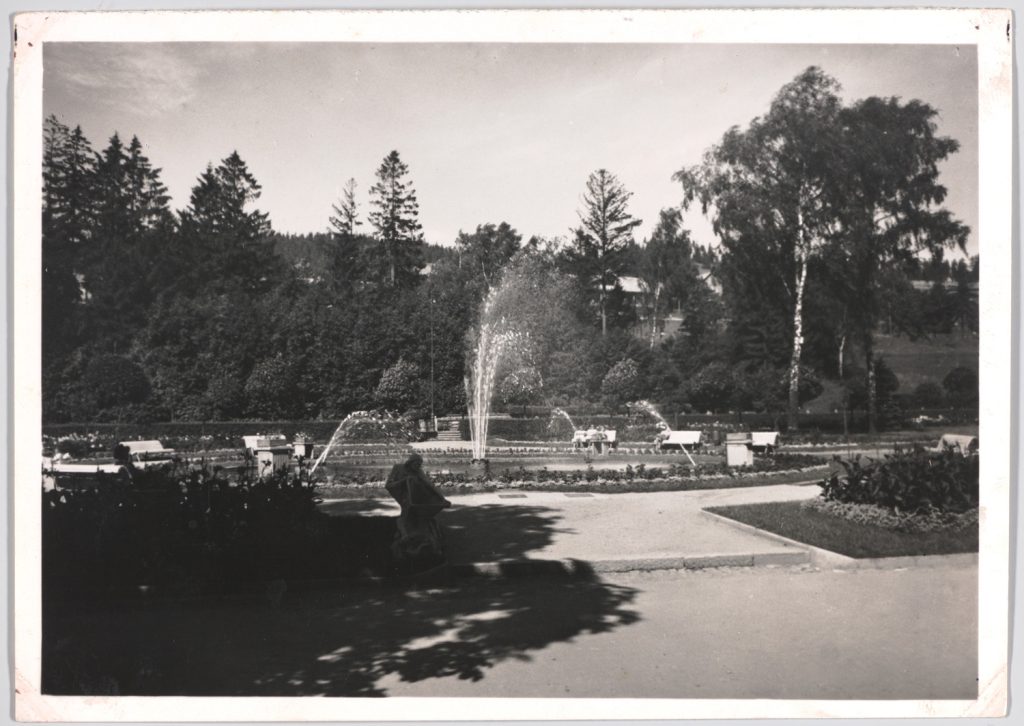 Krynica, fragment Parku Zdrojowego