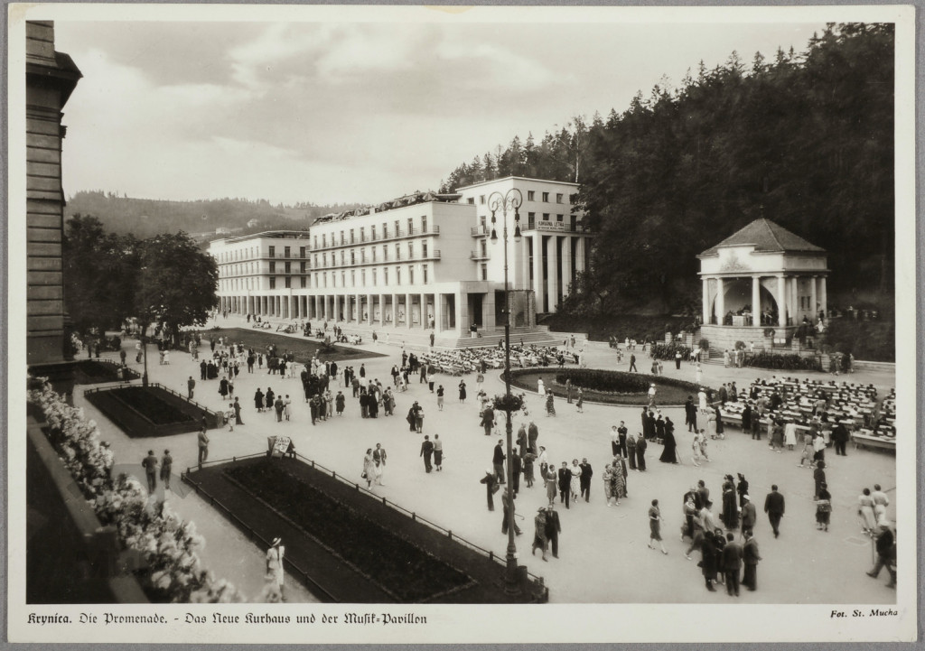 deptak, Krynica, kiosk muz. Nowy Dom Zdr.