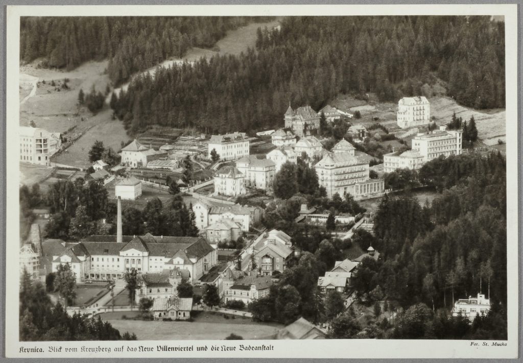 Krynica, nowa cz. z góry Krzyżowej