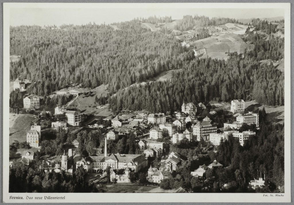 Krynica, budynek Nowe Łazienki