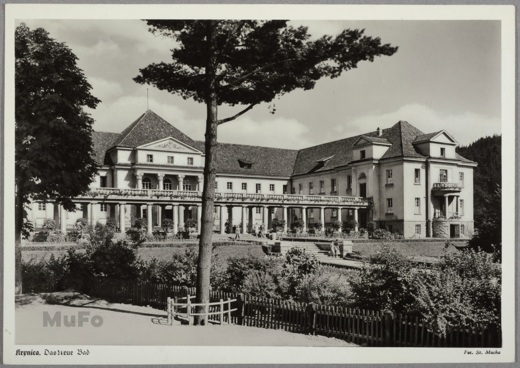 Krynica, budynek, Nowe Łazienki