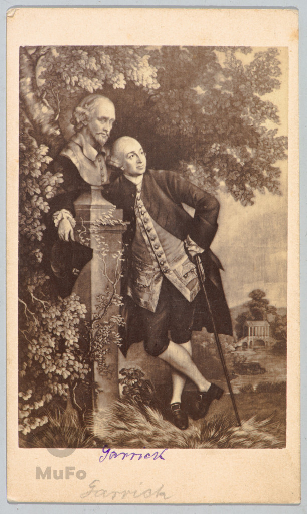 Garrick , portr., reprodukcja fot. mal.