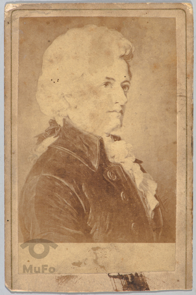 reprodukcja grafiki, Mozart, portret