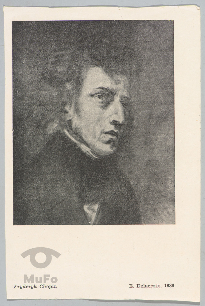 Chopin, portr., reprodukcja fot. grafiki