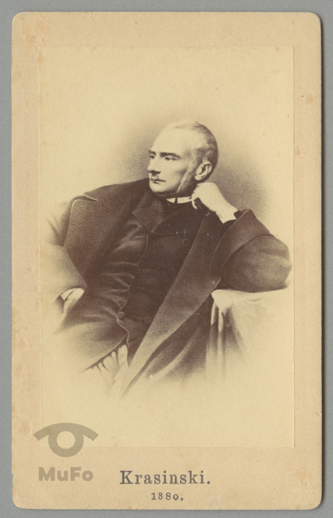 Z. Krasiński, portr., reprodukcja fot. grafiki lub dagerotypu (?)