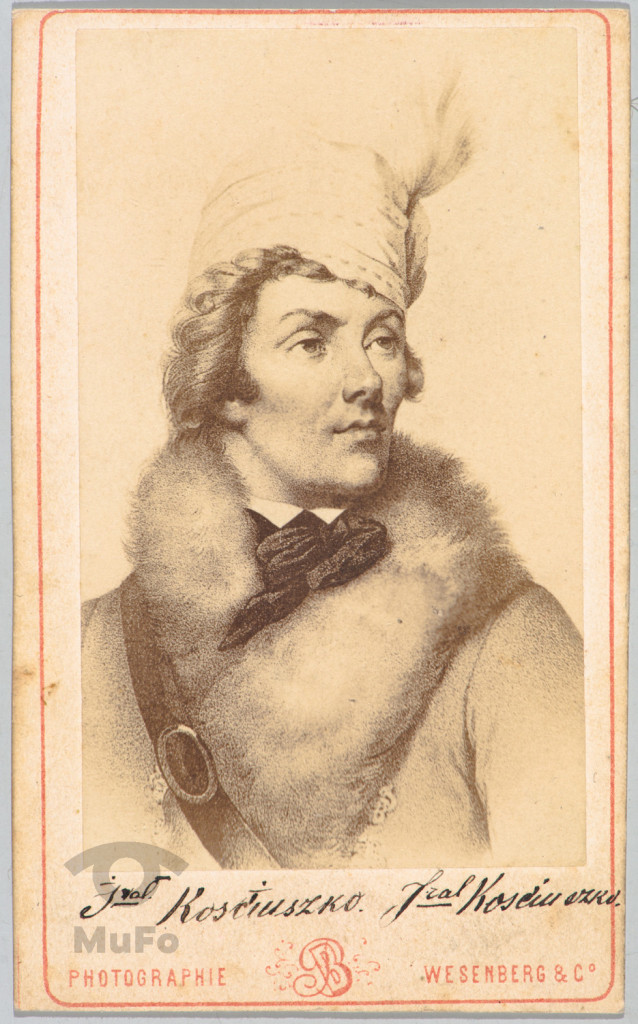 reprodukcja fot. grafiki i mal., Kościuszko, portret
