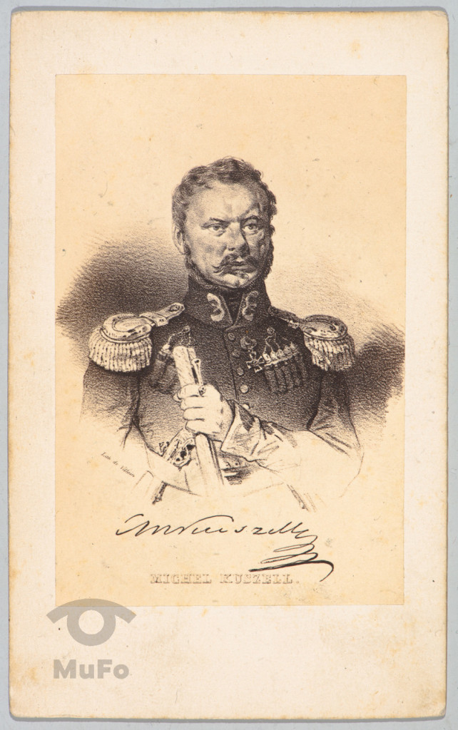 Michał Kuszell, portr., reprodukcja fot. grafiki (litogr.)
