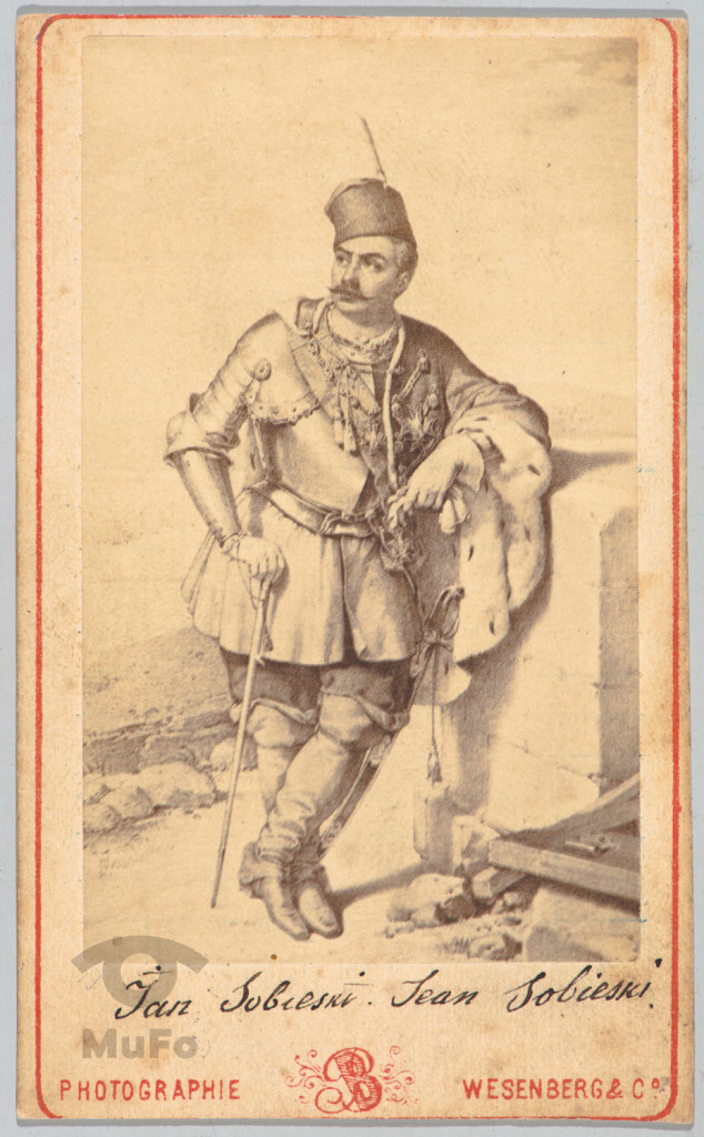 reprodukcja fot. grafiki, Jan Sobieski, portret