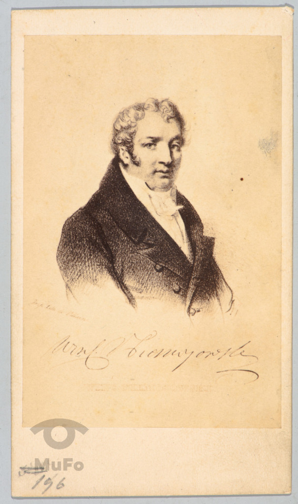 Wincenty Niemojowski portr., reprod. fot. grafiki - litogr.
