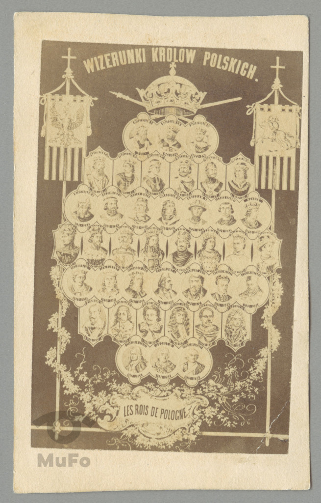 Poczet królów pol, tableau portr., reprodukcja fot. grafiki
