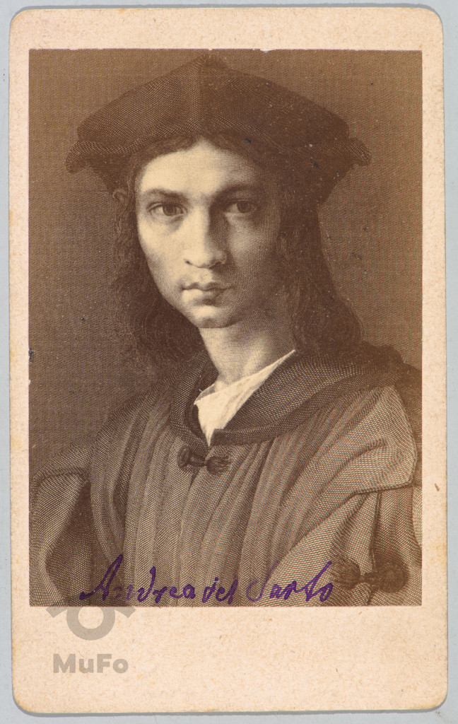 Andrea del Sarto, portr., reprodukcja fot. grafiki