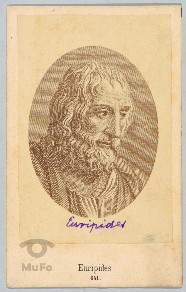 Eurypides, portr., reprodukcja fot. grafiki