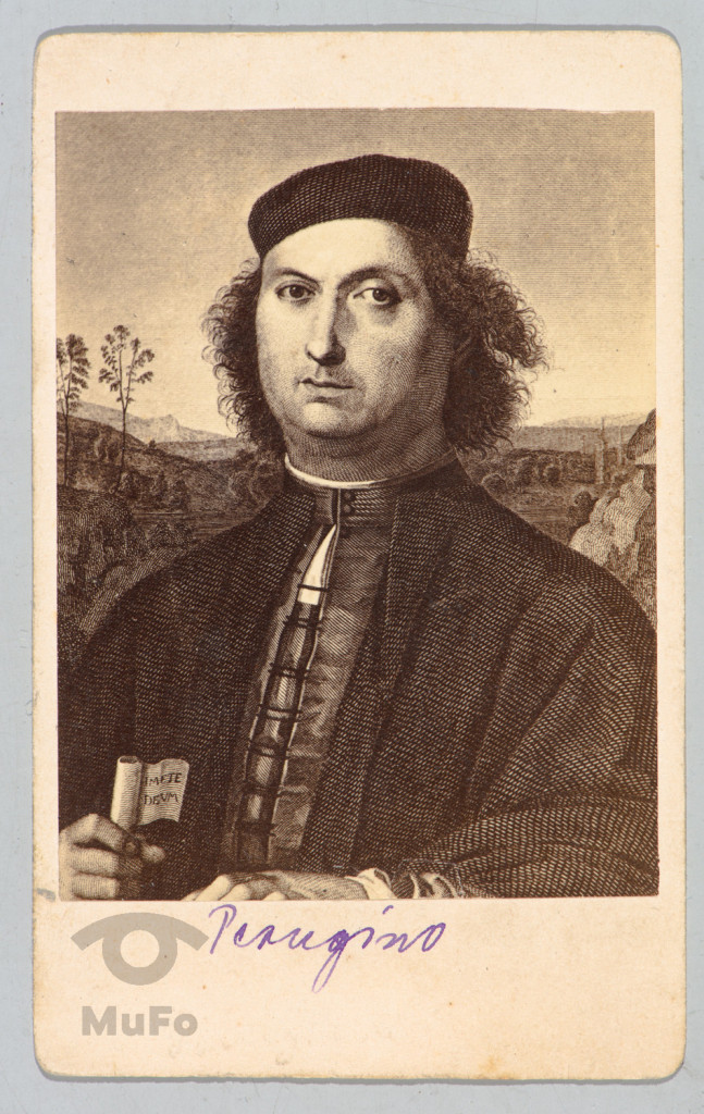 Pietro Perugino, portr., reprodukcja fot. mal. wg grafiki