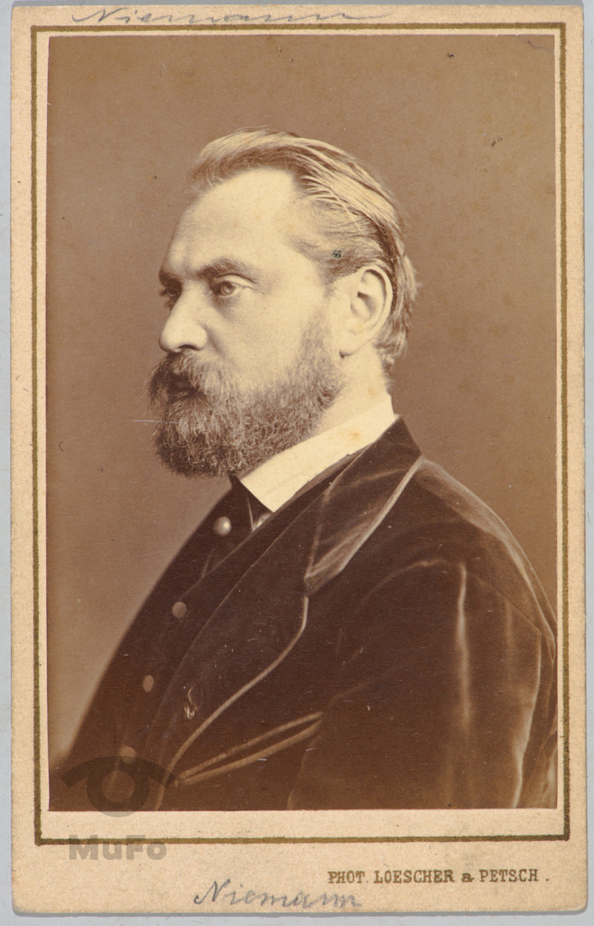 mężczyzna z brodą, l. profil (tenor Albert Niemann), portr.atelierowy