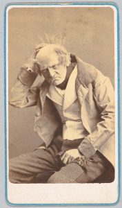 Wincenty Rapacki, portret atelierowy jako Jan Zrzęda w sztuce Aleksandra Fredry