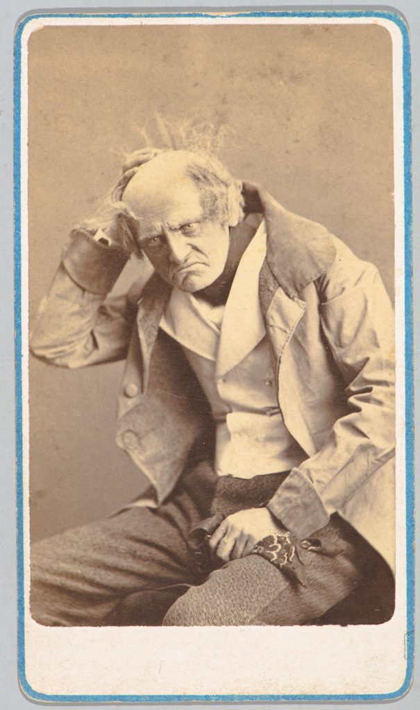 Wincenty Rapacki, portret atelierowy jako Jan Zrzęda w sztuce Aleksandra Fredry