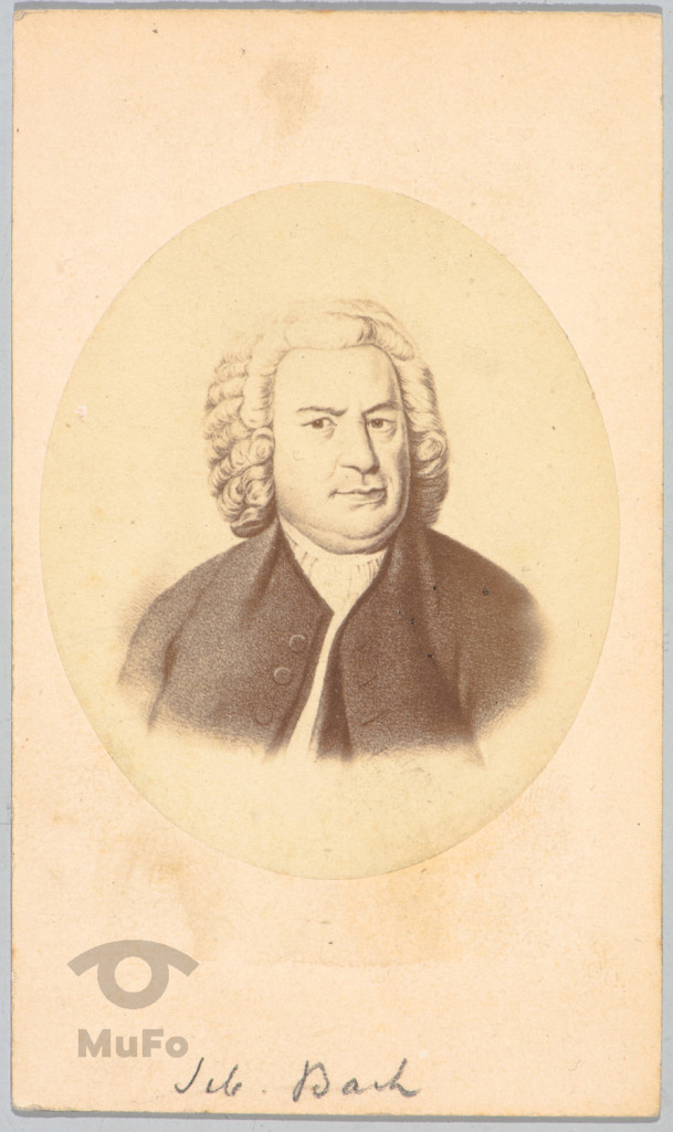 J. S. Bach, portr., reprodukcja fot. grafiki