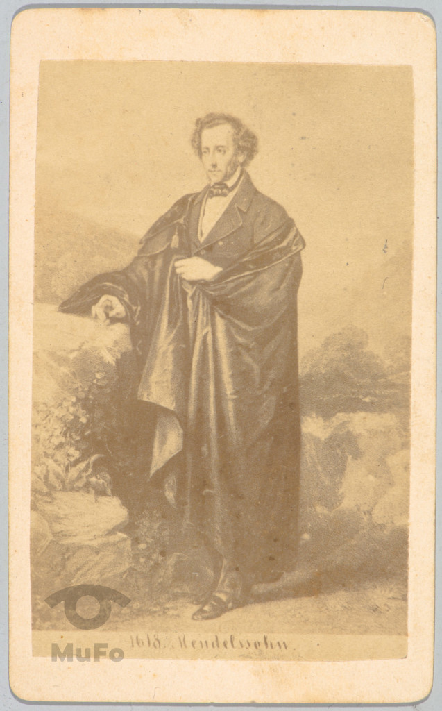 Mendelssohn, portr., reprodukcja fot. grafiki lub malarstwa