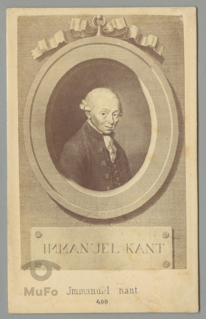 Immanuel Kant, portr., reprodukcja fot. grafiki