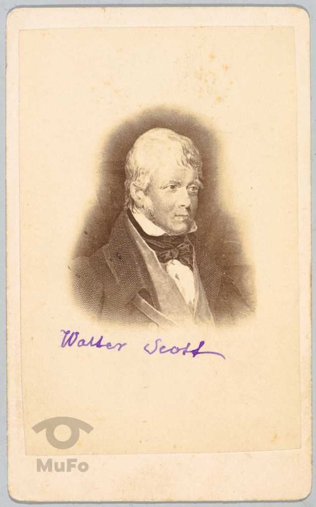 Walter Scott, portr., reprodukcja fot. grafiki