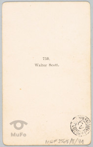 Walter Scott, portr., reprodukcja fot. grafiki