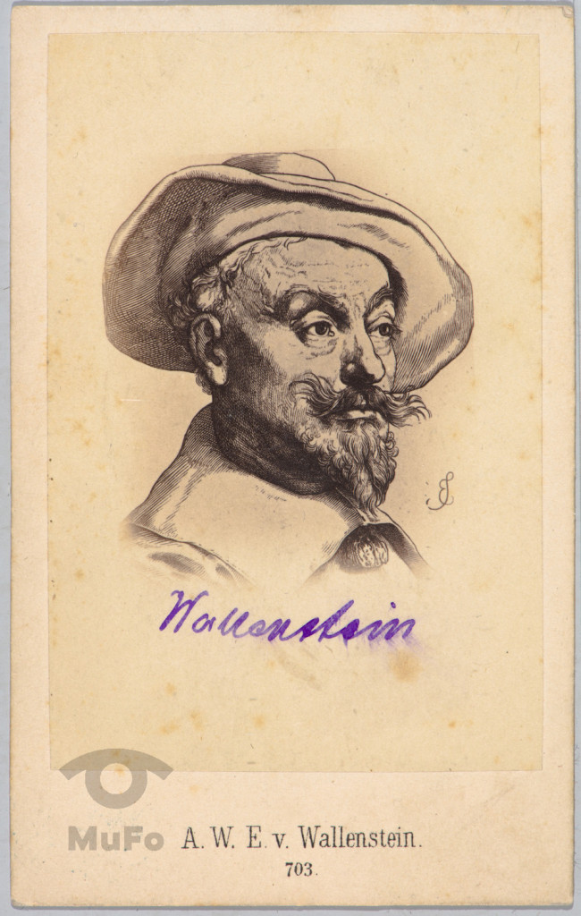 Albrecht von Wallenstein, portr., reprodukcja fot. grafiki