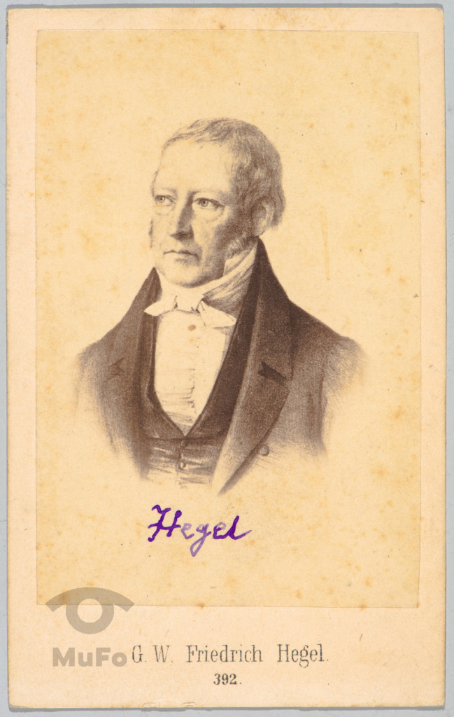Hegel, portr., reprodukcja fot. grafiki