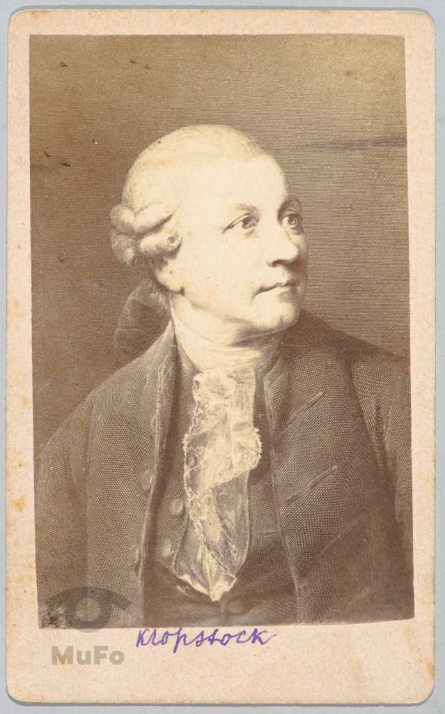 F. G. Klopstock, poeta, portr., reprodukcja fot. grafiki