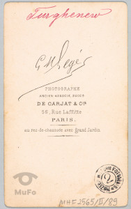 I. S.Turgieniew, portr.atelierowy