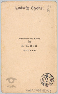 Ludwig Spohr, portr., reprodukcja fot. grafiki