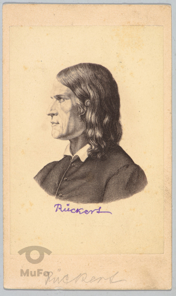 F. v. Rückert, portr., reprodukcja fot. grafiki