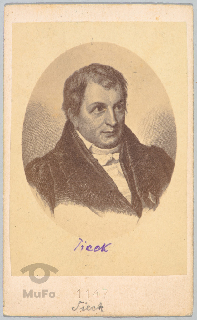 pisarz L. Tieck, portr., reprodukcja fot. grafiki