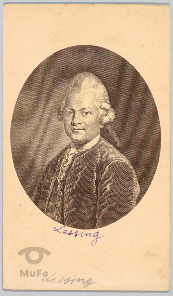 G.E. Lessing, portr., reprodukcja fot. grafiki
