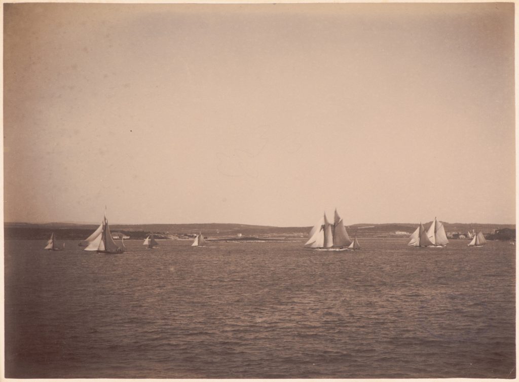 III Regaty na Morzu Adriatyckim,
w tle wyspy archipelagu
chorwackiego