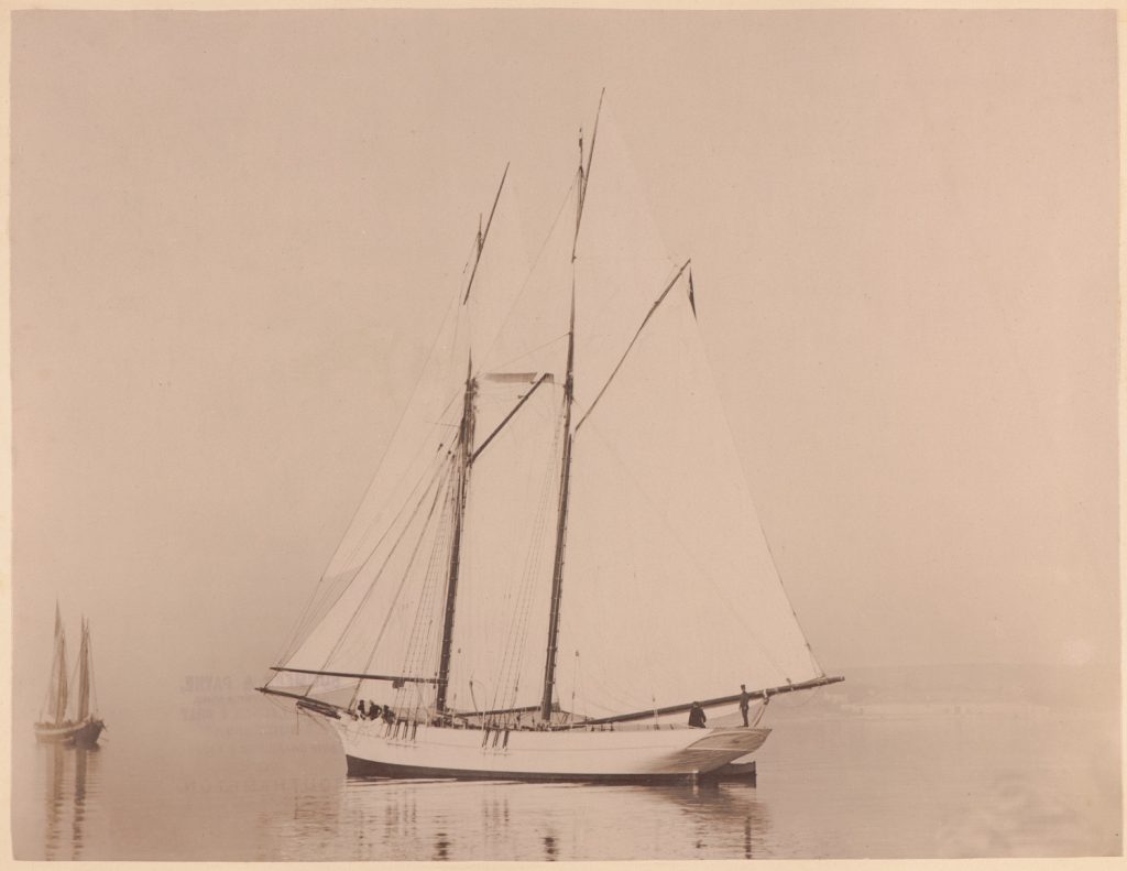 Senj pod pełnymi żaglami
na spokojnej wodzie