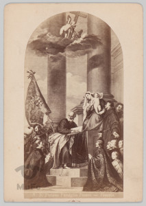 repr. mal., Tiziano Vecellio (Tycjan), Madonna rodziny Pesaro, bazylika Santa Maria Gloriosa dei Frari, Wenecja