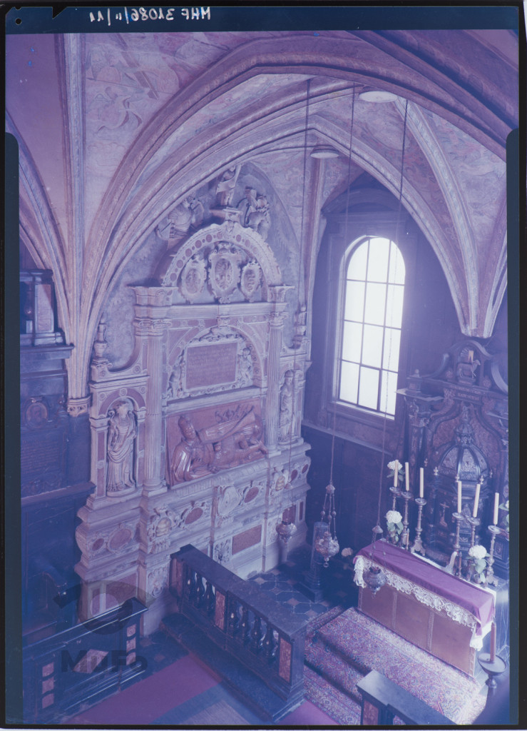 Wawel, Katedra, nagrobek Stefana Batorego, kaplica Mariacka, wnętrze