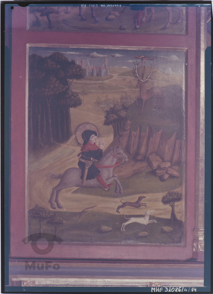 repr. mal., autor nieznany, "Wizja św. Eustachego" z "Tryptyku św. Trójcy", Wawel, katedra, Kaplica Świętokrzyska