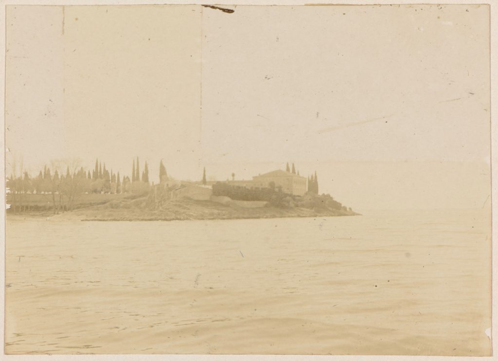 pejzaż, warownia nad morzem