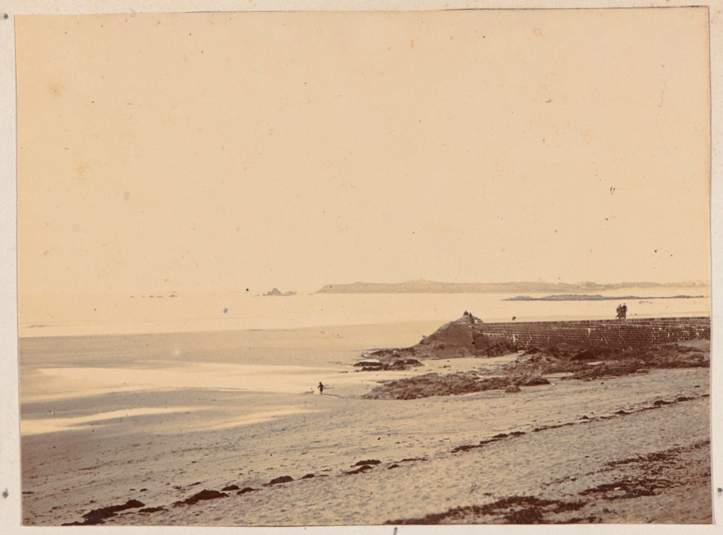 Bretania -zatoka St.Malô (?), pejzaż