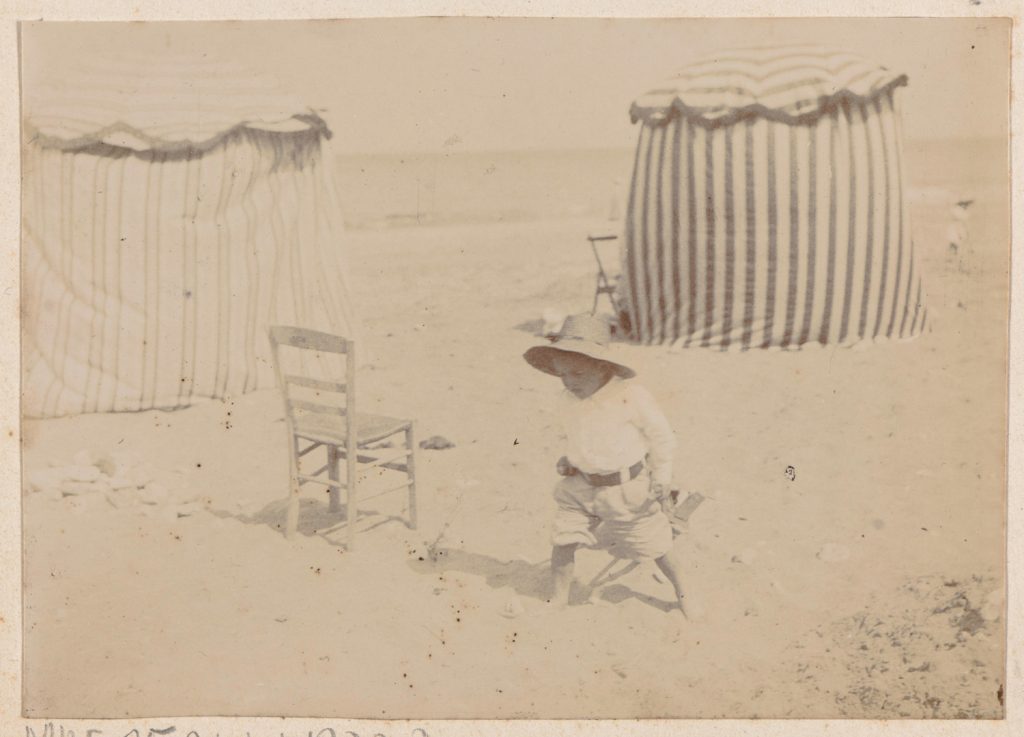 Normandia, plaża w kurorcie