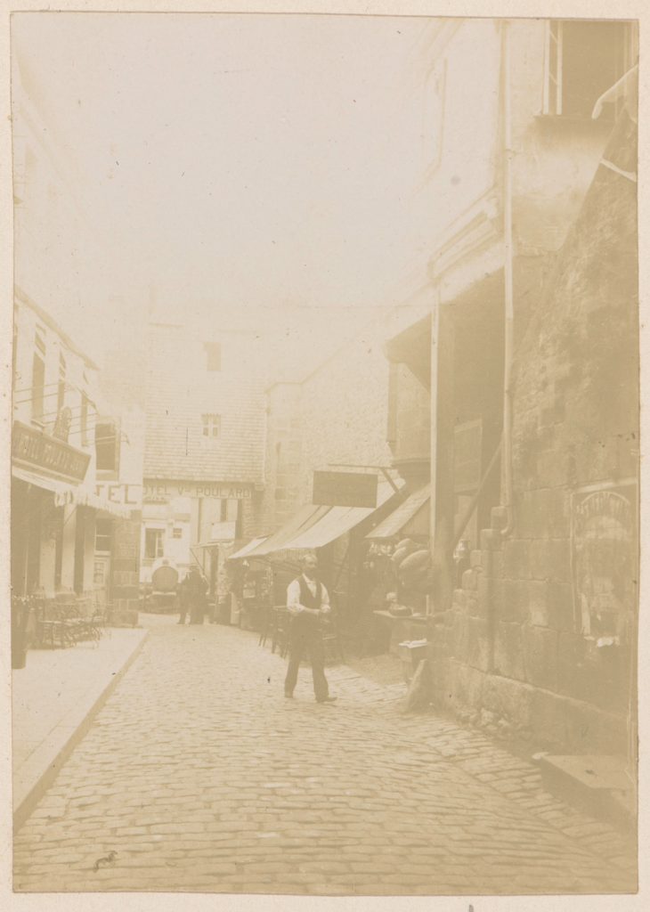 Normandia, Mont Saint-Michel, uliczka