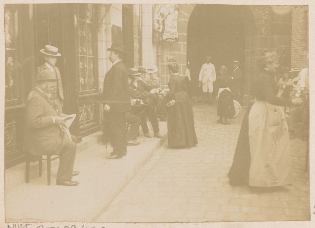 Normandia, Mont Saint-Michel, uliczka