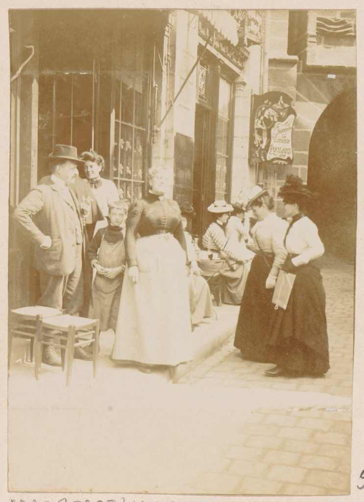 Normandia, Mont Saint-Michel, uliczka