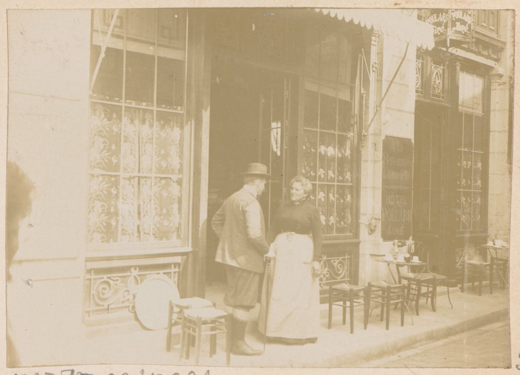 Normandia, Mont Saint-Michel, uliczka