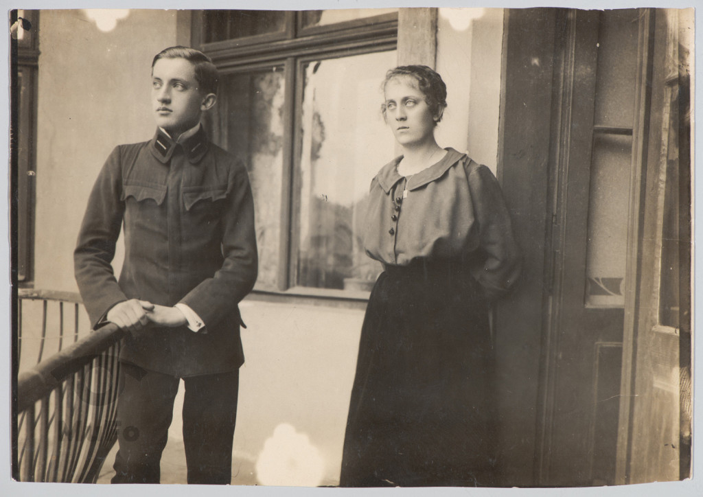 Kobieta i chłopiec, portret